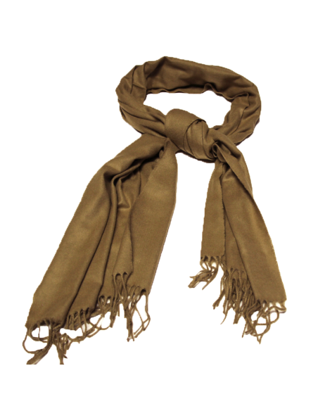 Étole toucher cachemire - Camel