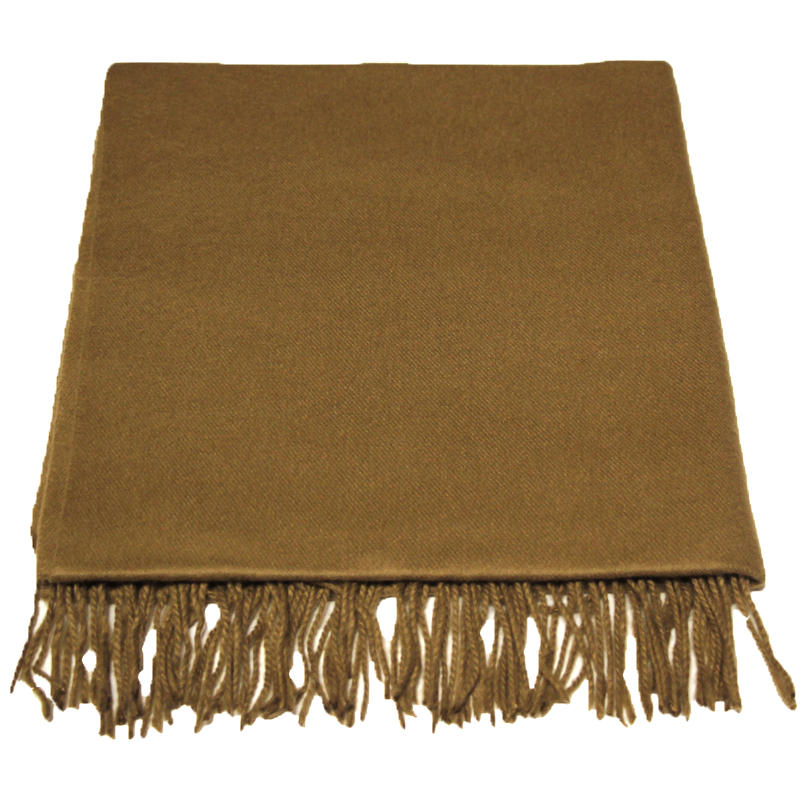 Étole toucher cachemire - Camel