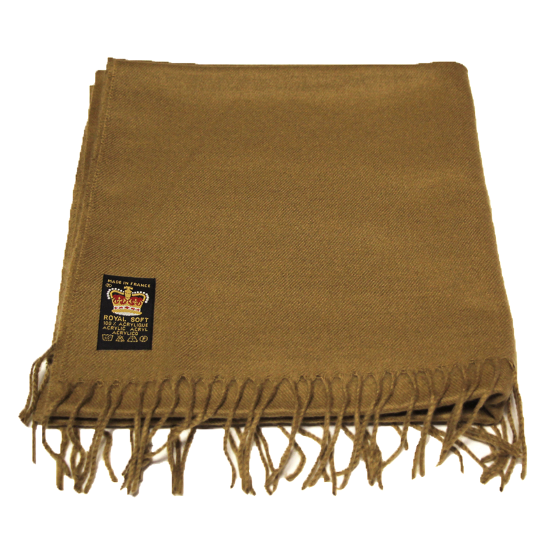 Étole toucher cachemire - Camel