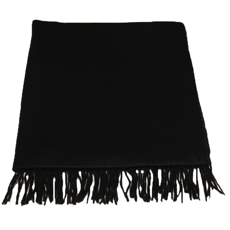 Étole toucher cachemire - Noir