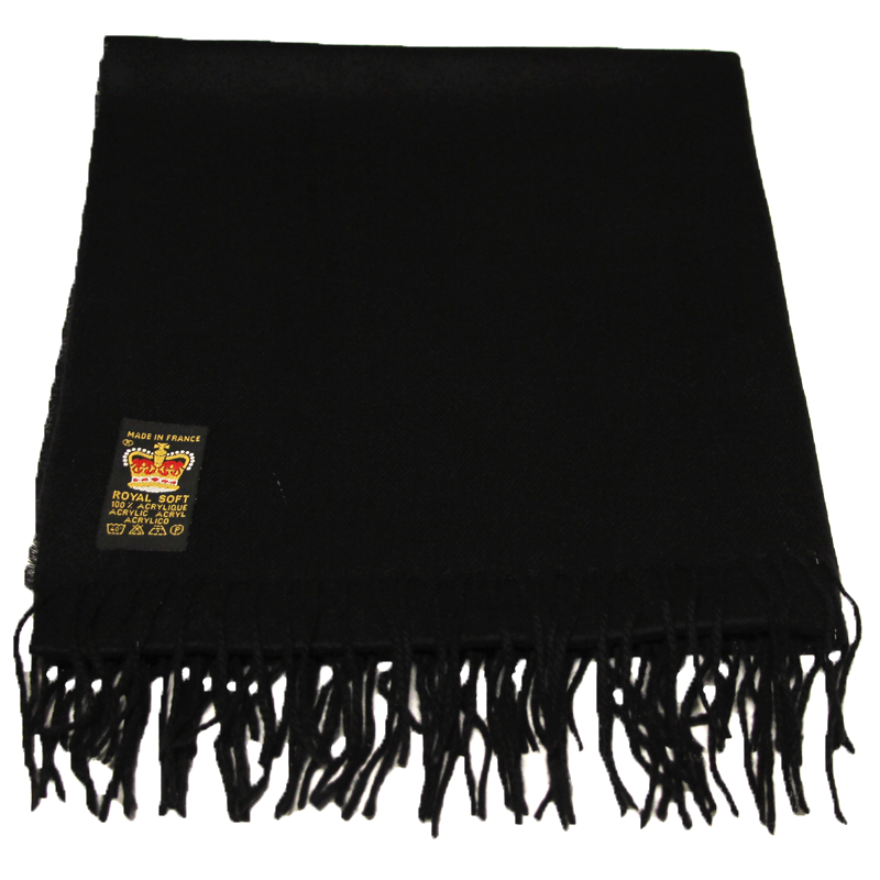 Étole toucher cachemire - Noir