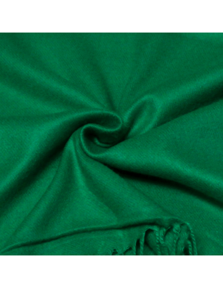 Étole toucher cachemire - Vert