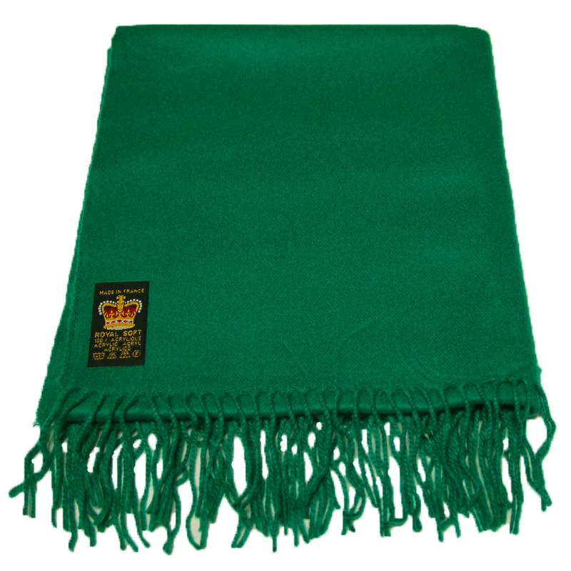 Étole toucher cachemire - Vert