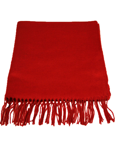 Étole toucher cachemire - Rouge