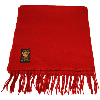 Étole toucher cachemire - Rouge 2