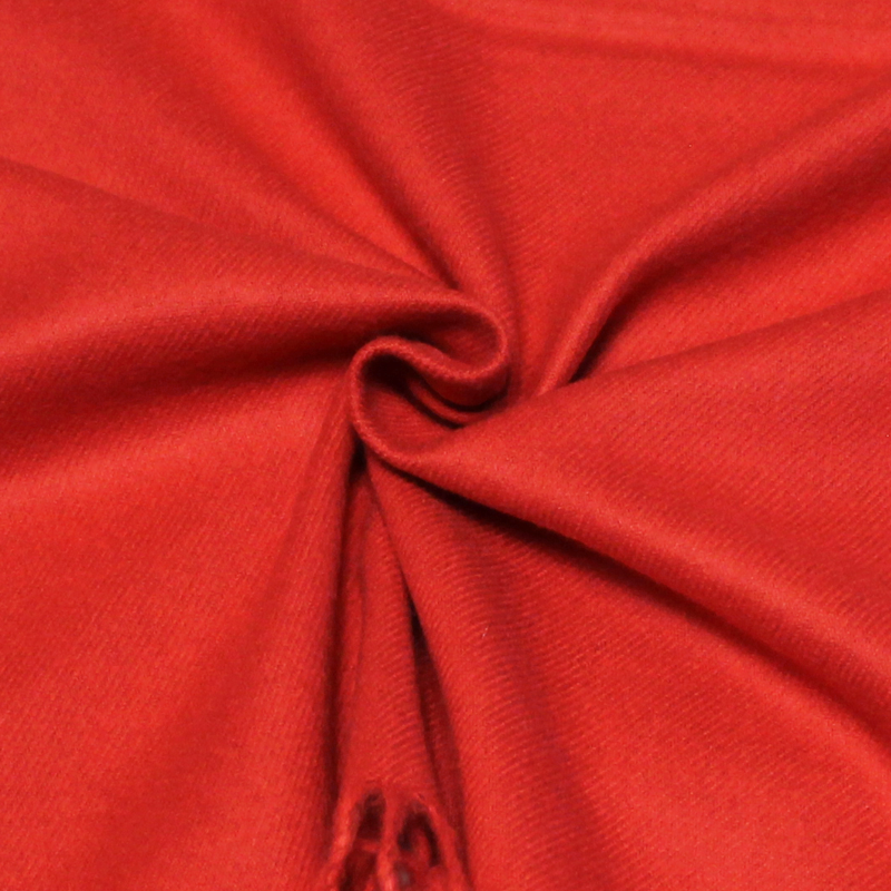 Étole toucher cachemire - Corail