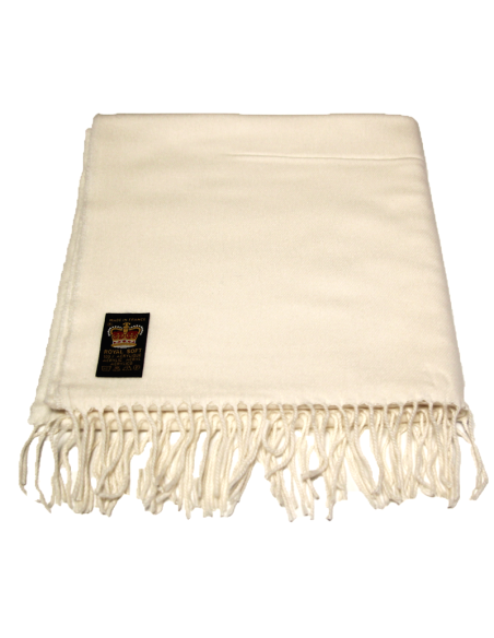 Étole toucher cachemire - Écru