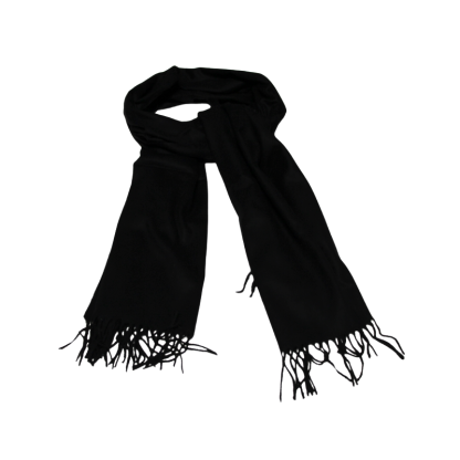 Étole toucher cachemire - Noir