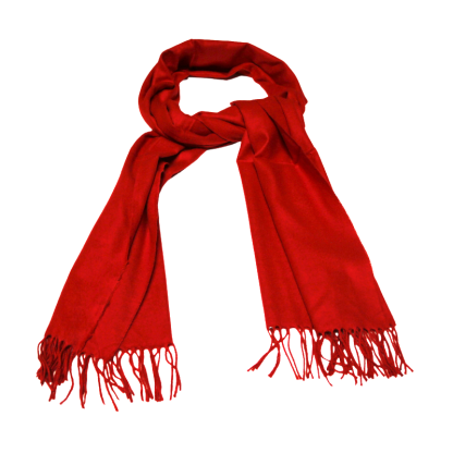 Étole toucher cachemire - Rouge