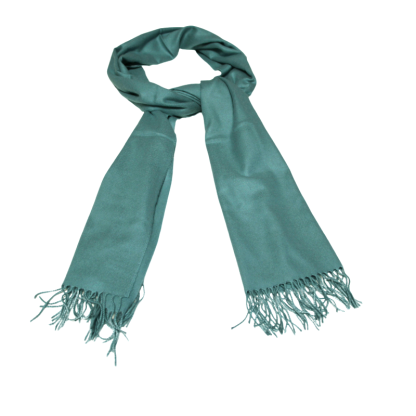 Étole toucher cachemire - Vert d'eau