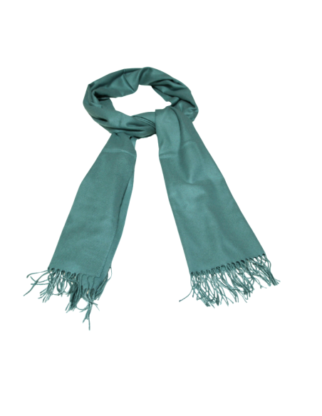 Étole toucher cachemire - Vert d'eau