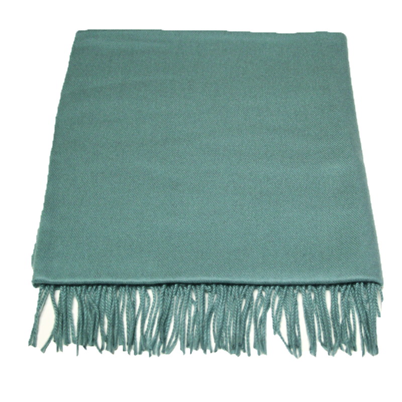 Étole toucher cachemire - Vert d'eau