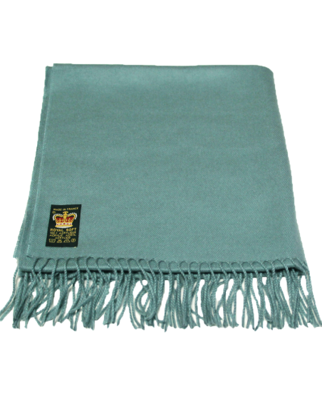 Étole toucher cachemire - Vert d'eau