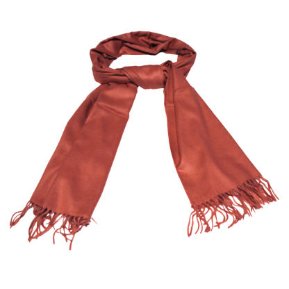 Étole toucher cachemire - Vieux rose