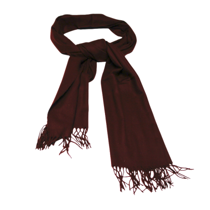 Étole toucher cachemire - Prune