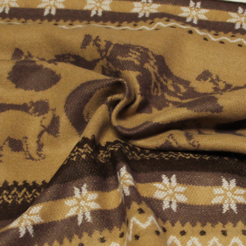 Étole - Ours polaire fond camel