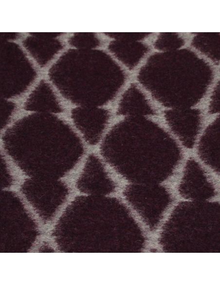 Laine bouillie - X gris fond prune