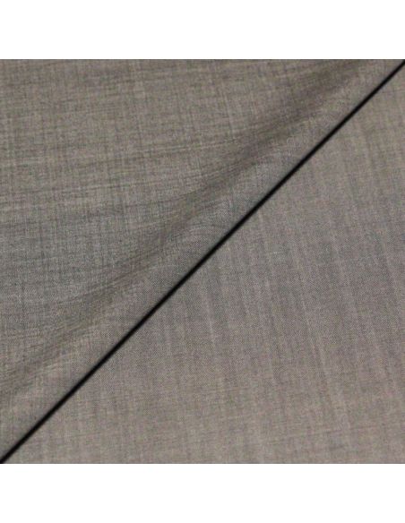 Tissu tailleur fil-à-fil 100% laine - Noir & blanc