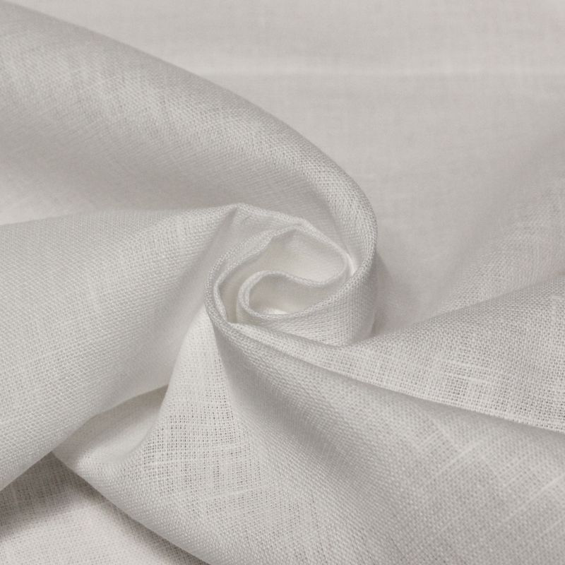 Étoffe 100% lin - Blanc optique
