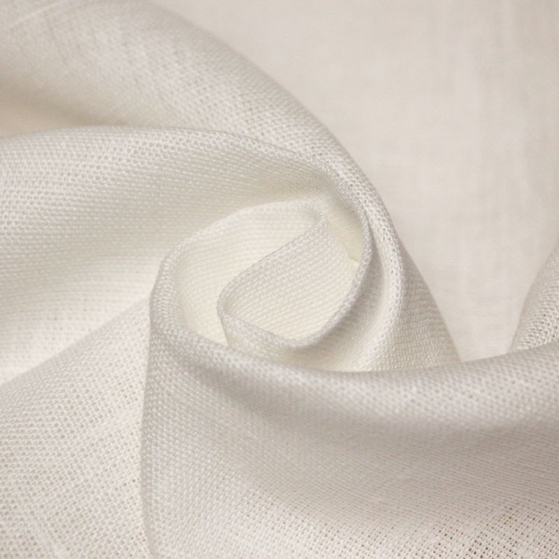 Étoffe 100% lin - Crème