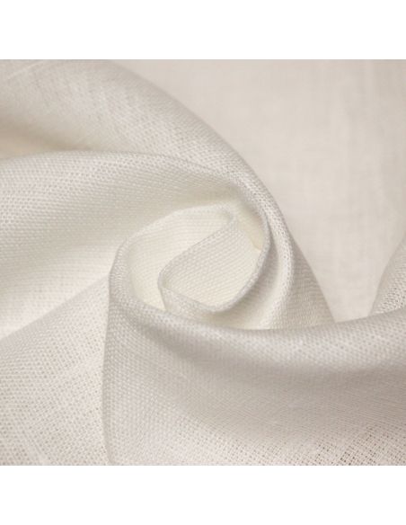 Étoffe 100% lin - Crème