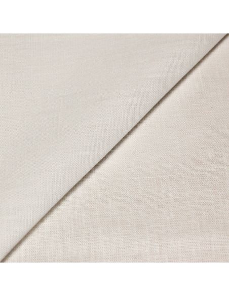 Étoffe 100% lin - Crème