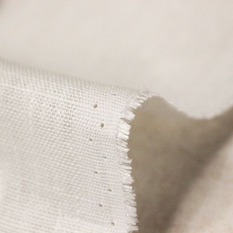 Étoffe 100% lin - Crème