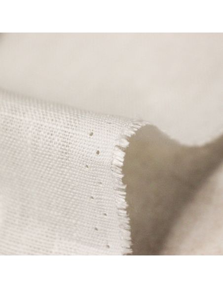 Étoffe 100% lin - Crème