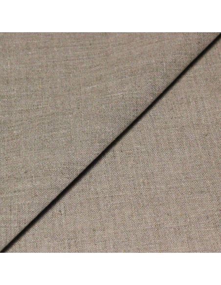 Étoffe 100% lin - Ficelle