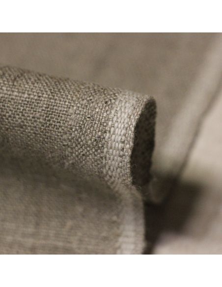 Étoffe 100% lin - Ficelle