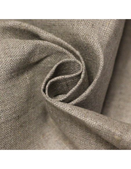 Étoffe 100% lin - Ficelle