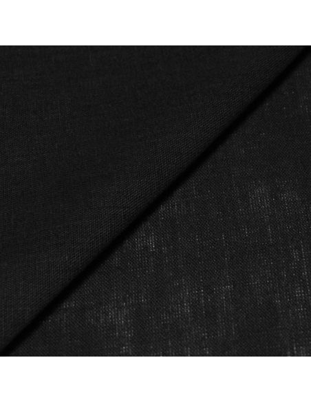 Étoffe 100% lin - Noir