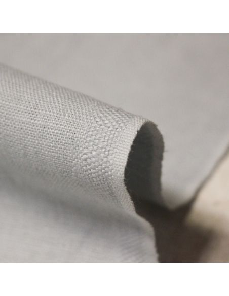 Étoffe 100% lin - Gris