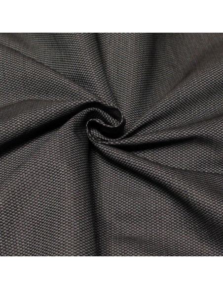 Chambray coton & élasthanne - Grain de café