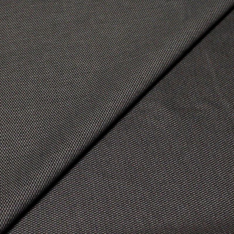 Chambray coton & élasthanne - Grain de café