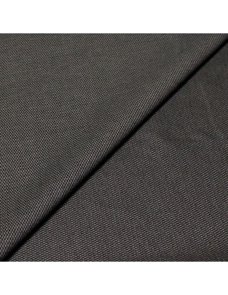 Chambray coton & élasthanne - Grain de café