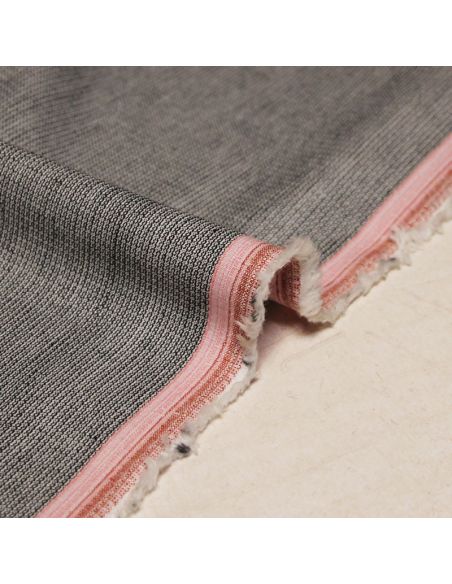 Jean's 100% coton - Nid d'abeille noir & blanc