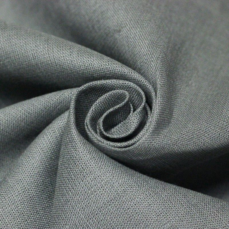 Étoffe 100 % lin - Ardoise