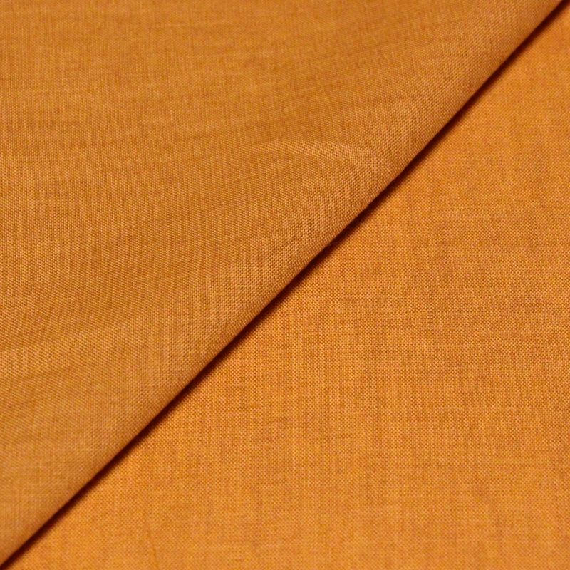Étoffe 100% lin - Orange