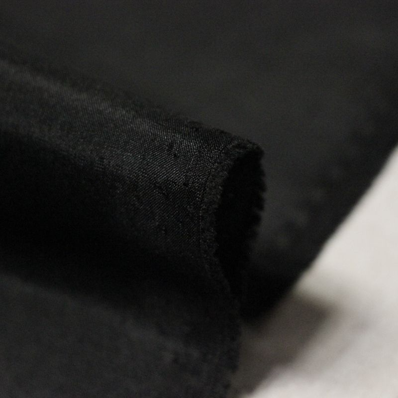 Pongé 100% soie - Noir