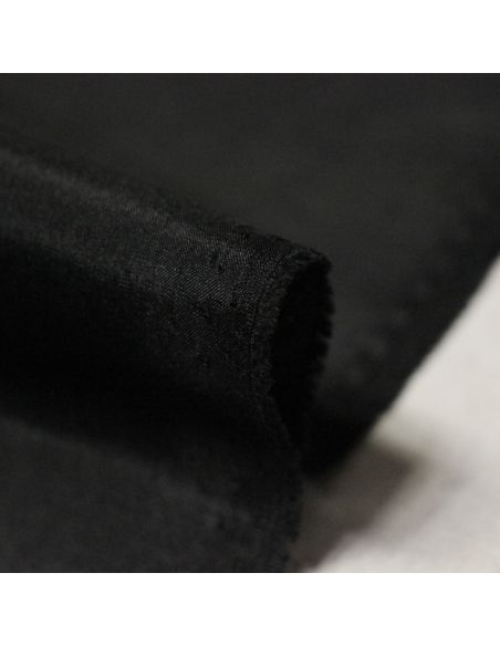 Pongé 100% soie - Noir