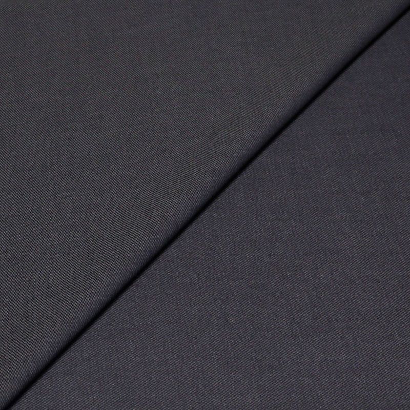 Chambray piqué 100% coton - Bleu foncé