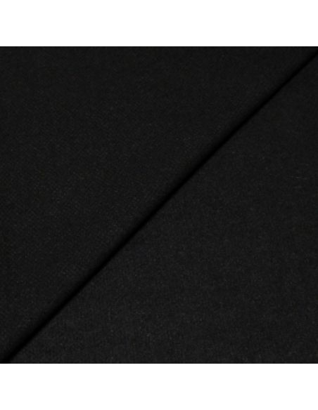 Natté de laine - Anthracite (Coupon de 1.50 mètres)