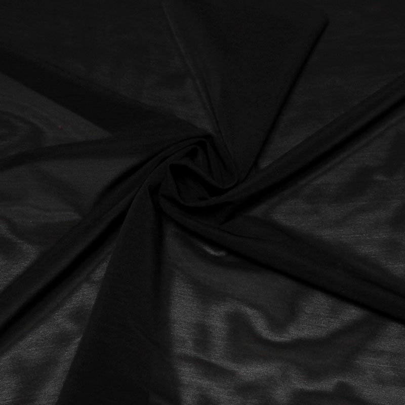 Résille à bord franc pour lingerie - Noir