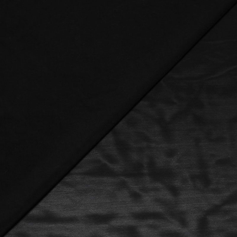 Résille à bord franc pour lingerie - Noir