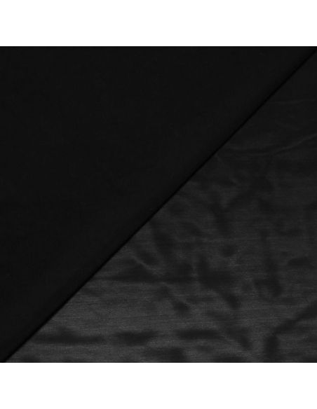 Résille à bord franc pour lingerie - Noir