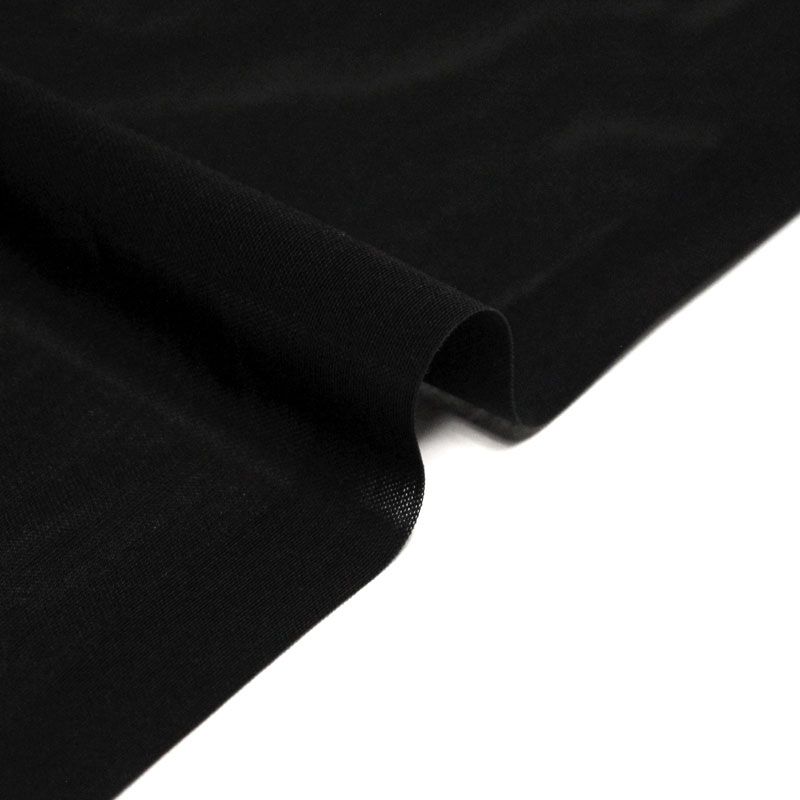 Résille à bord franc pour lingerie - Noir