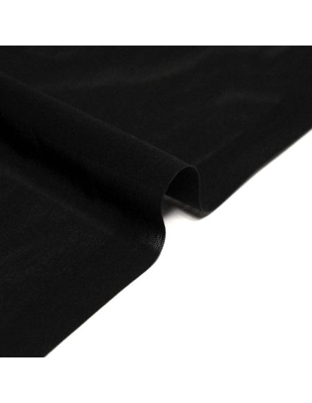 Résille à bord franc pour lingerie - Noir