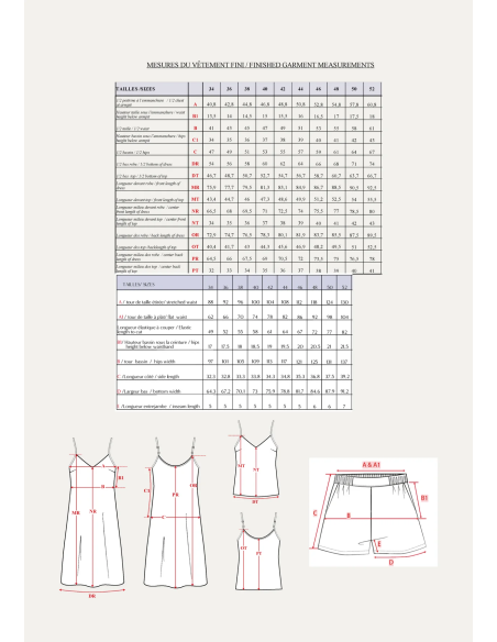 Patron Maison Fauve – Pyjama Blush Songe