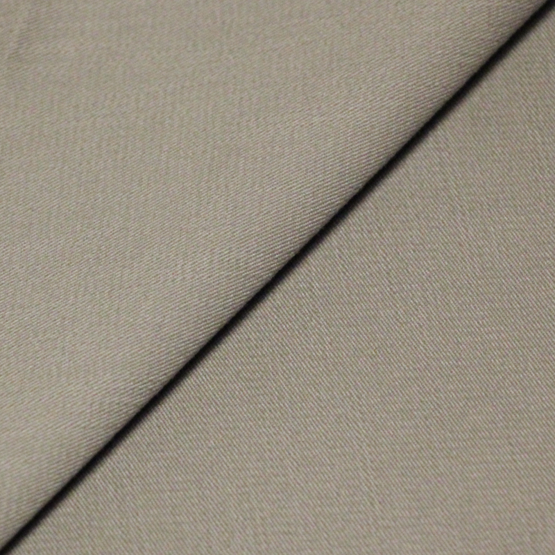 Gabardine coton & élasthanne - Gris